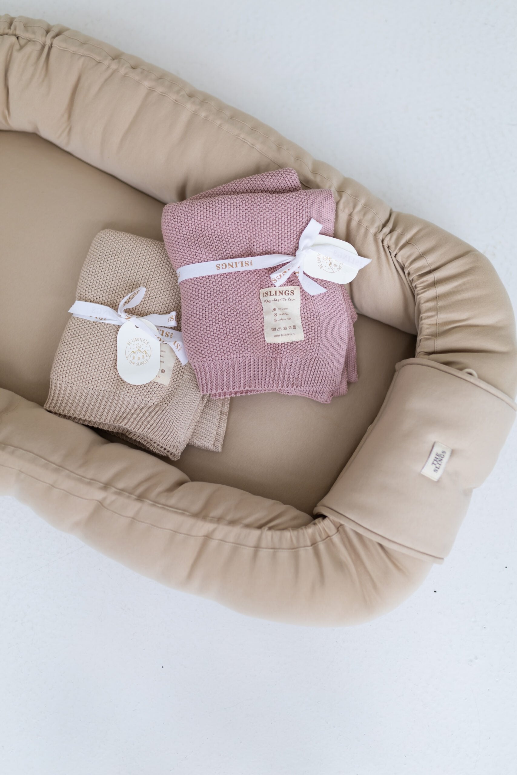 Bawełniany kocyk Softie Powder