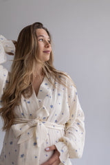 Kimono muślinowe Mila Blueberry