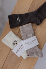 Skarpetki merino Cool Moms Club Brown