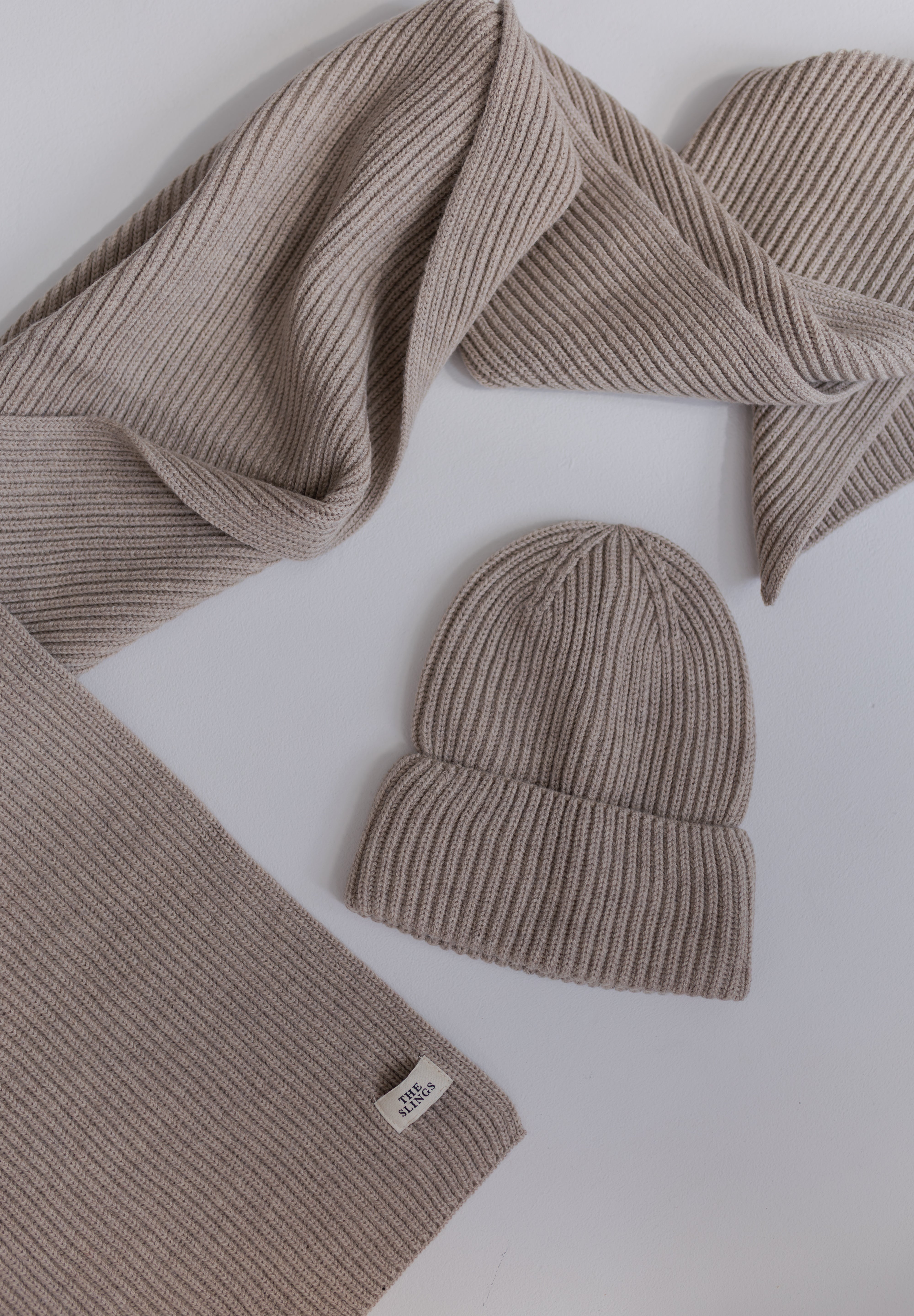 Tilia - czapka z wełny merino Sand