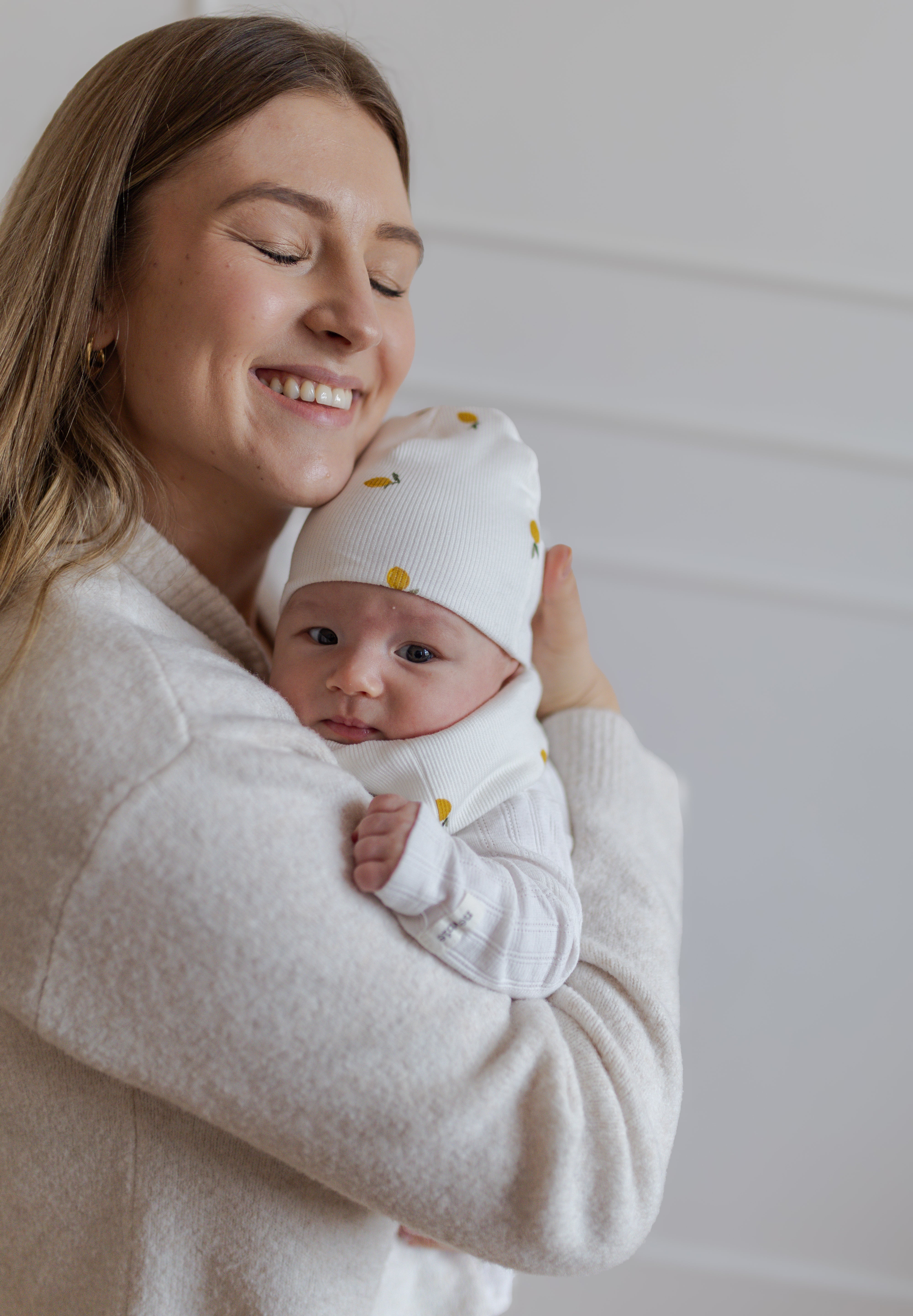 Bawełniana czapka & komin – Lemon