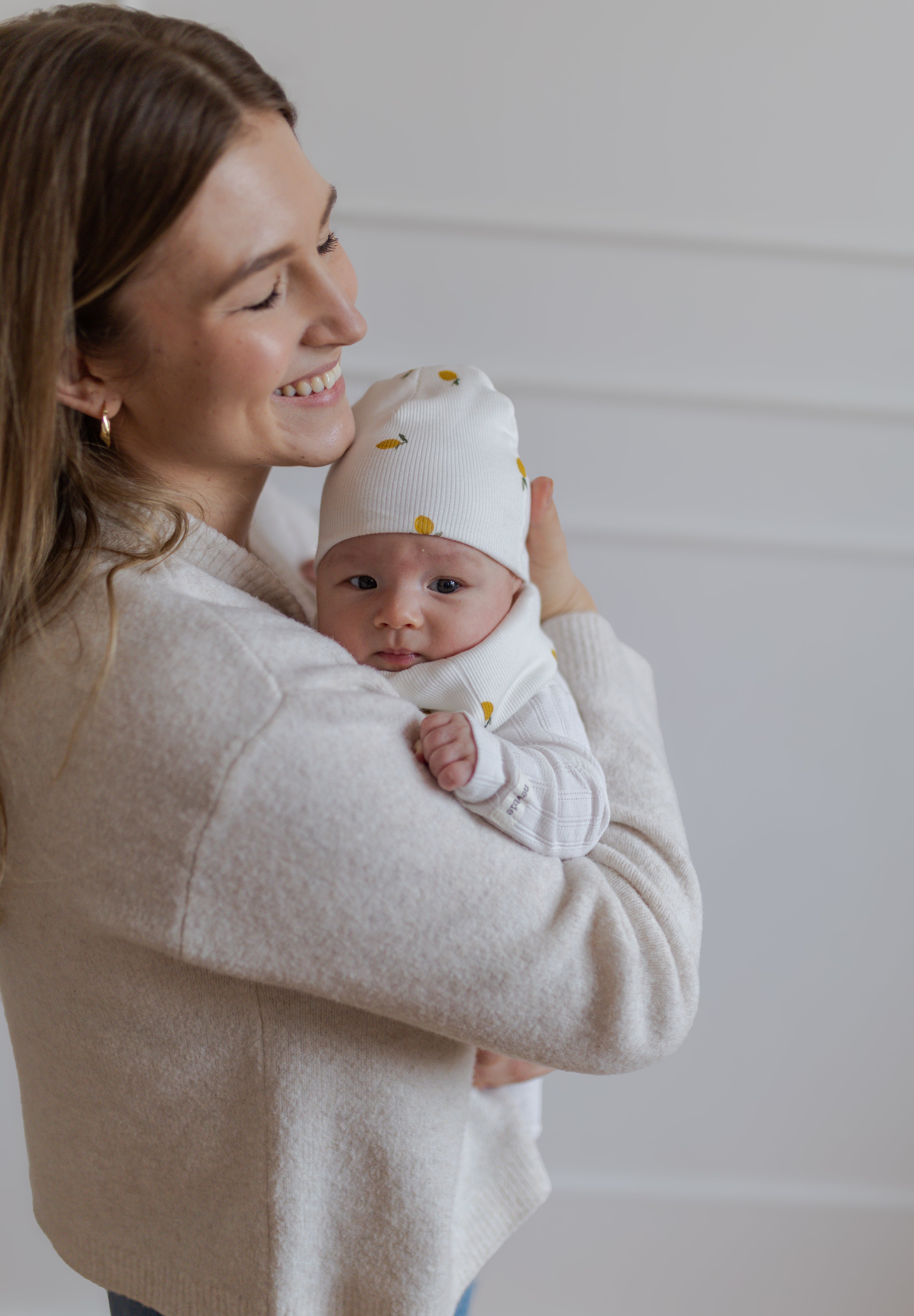 Bawełniana czapka & komin – Lemon